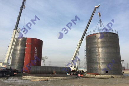 РВС-1000 м3 для светлых нефтепродуктов в Красноярске - Опытный завод резервуаров и металлоконструкций