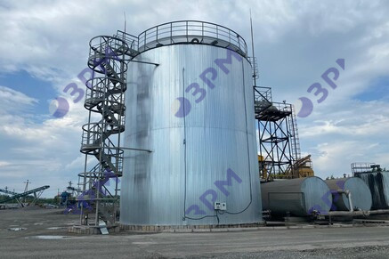 Битумный резервуар РВС-1000 в Свердловской области в Красноярске - Опытный завод резервуаров и металлоконструкций