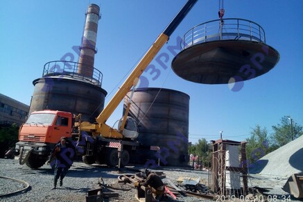 РВС-300 м3 для битума в Красноярске - Опытный завод резервуаров и металлоконструкций