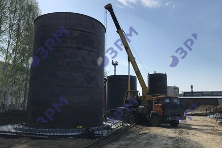 Резервуары РВС-300 и РВС-100 для трансформаторного масла в Красноярске - Опытный завод резервуаров и металлоконструкций