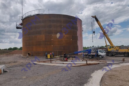 РВС-5000 м3 для битума в Красноярске - Опытный завод резервуаров и металлоконструкций