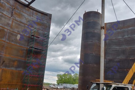 РВС-5000 м3 для битума в Красноярске - Опытный завод резервуаров и металлоконструкций
